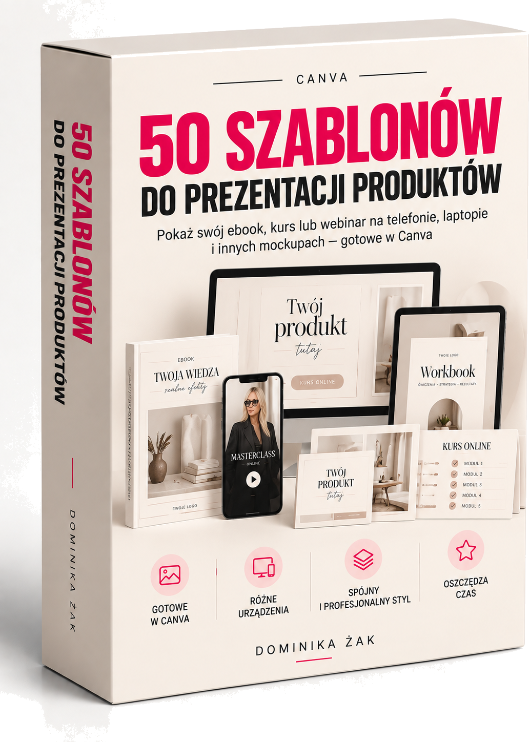 Okładka: 50 szablonów makiet